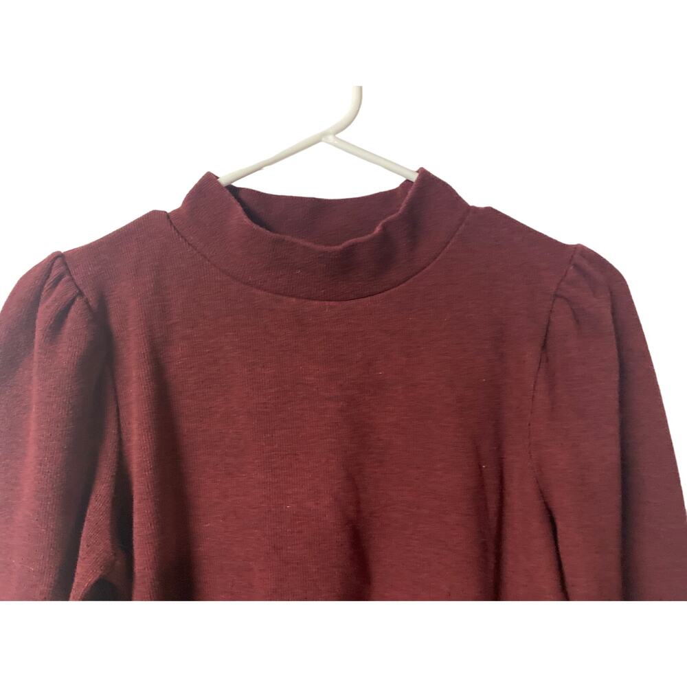 Madewell Women's (Re)Source Plush Sleeve Top Size Medium - Picture 4 of 9